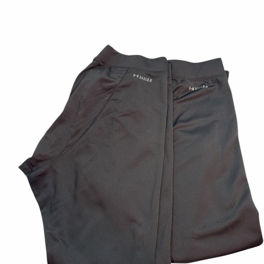 2 Pair Under Armour Cold Gear Base 3.0 Pant Men's 3XL Black Fitted Base Layer - Picture 3 of 10